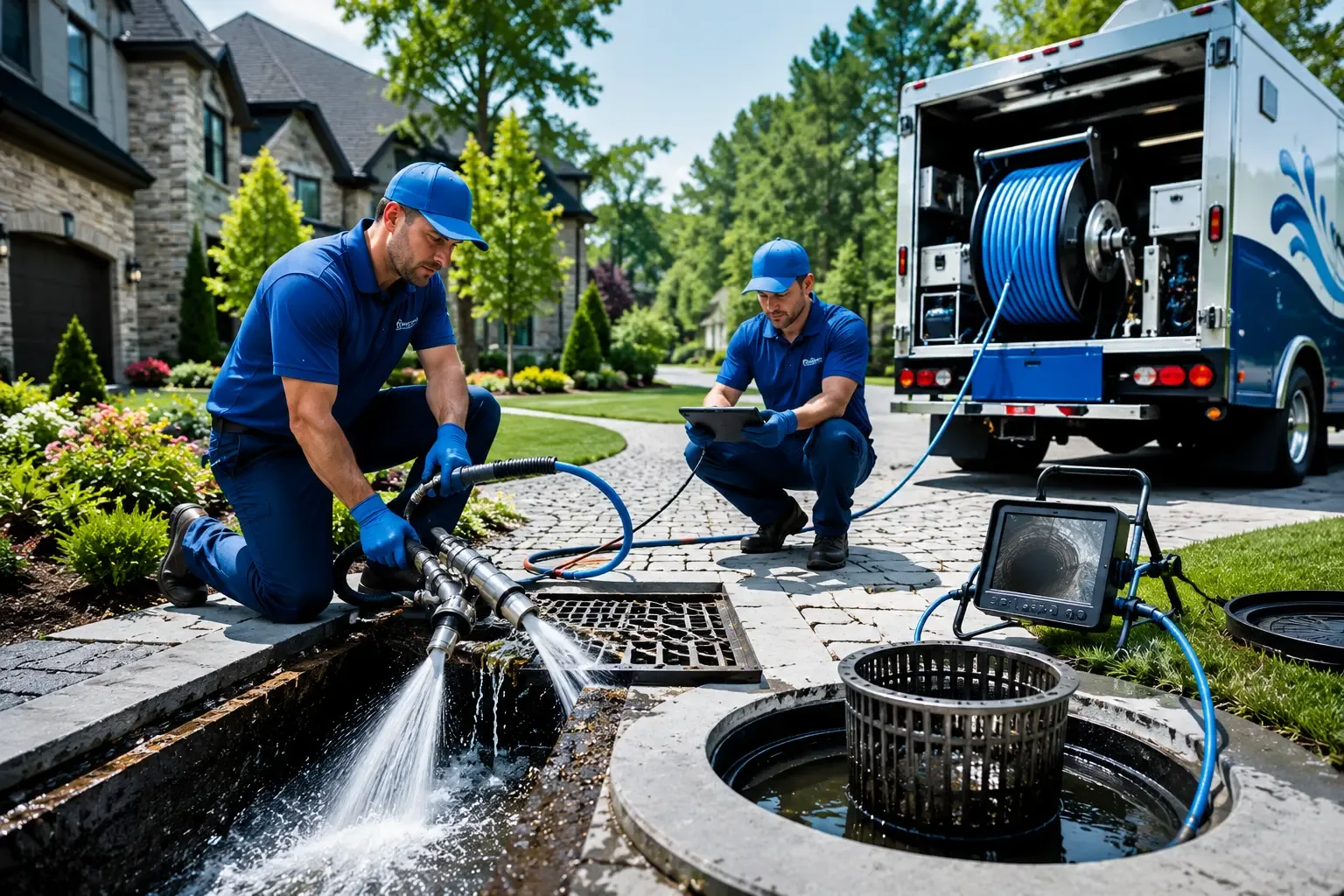 Local outdoor drain cleaning professionals in New Castle, NH